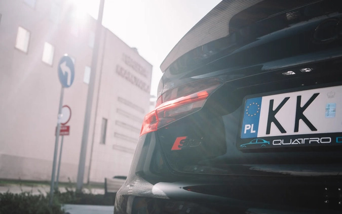 Audi S5 cena 229900 przebieg: 19500, rok produkcji 2021 z Kraków małe 277